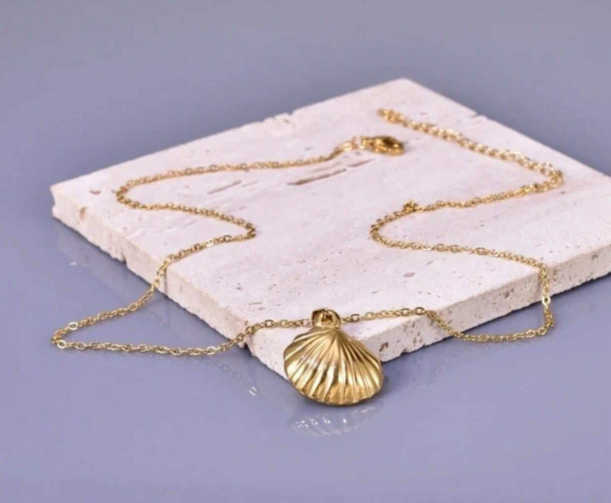 OCEAN NECKLACE - 18K GOLD PLATED