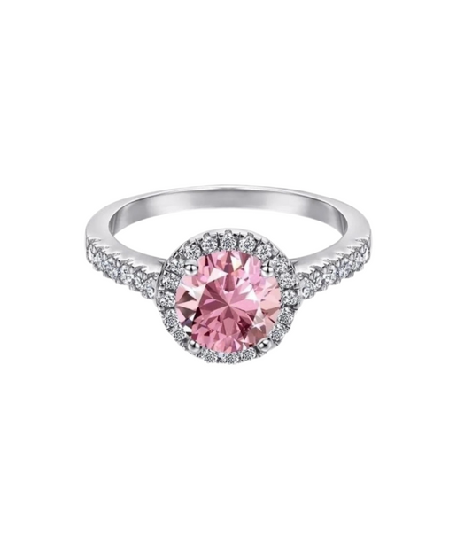 ARI RING PINK - 925 STERLING SILVER