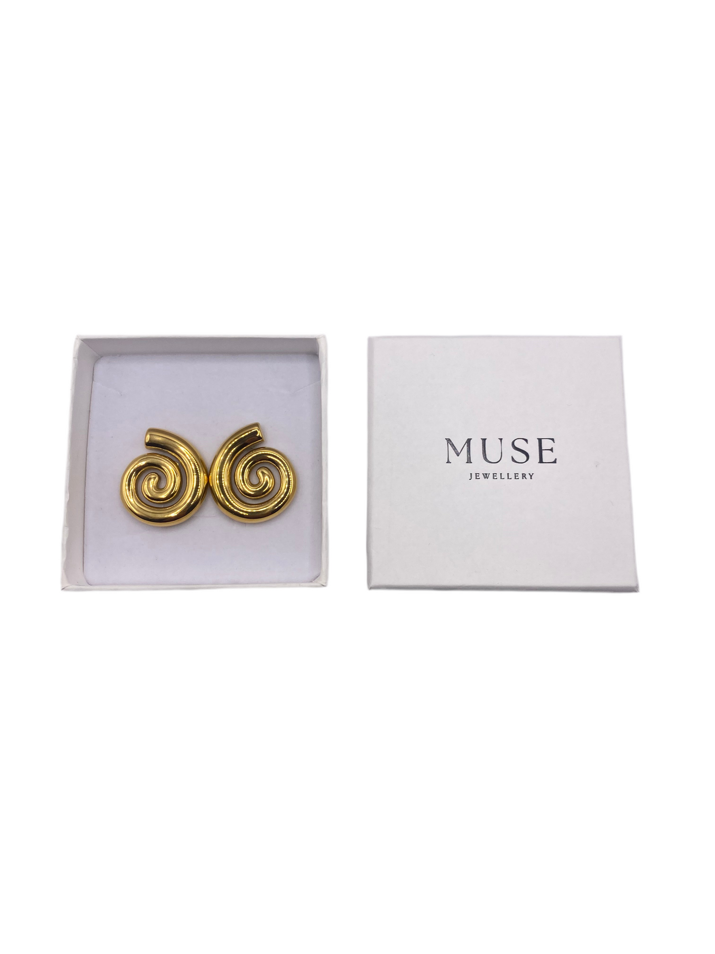 VIBRANT AOTEAROA EARRINGS 2.0 KORU DESIGN 18K GOLD PLATED