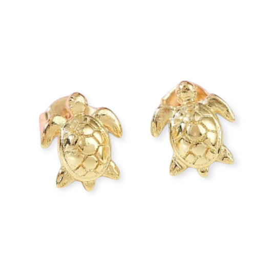 TAHLIA TURTLE EARRINGS - 18K GOLD PLATED