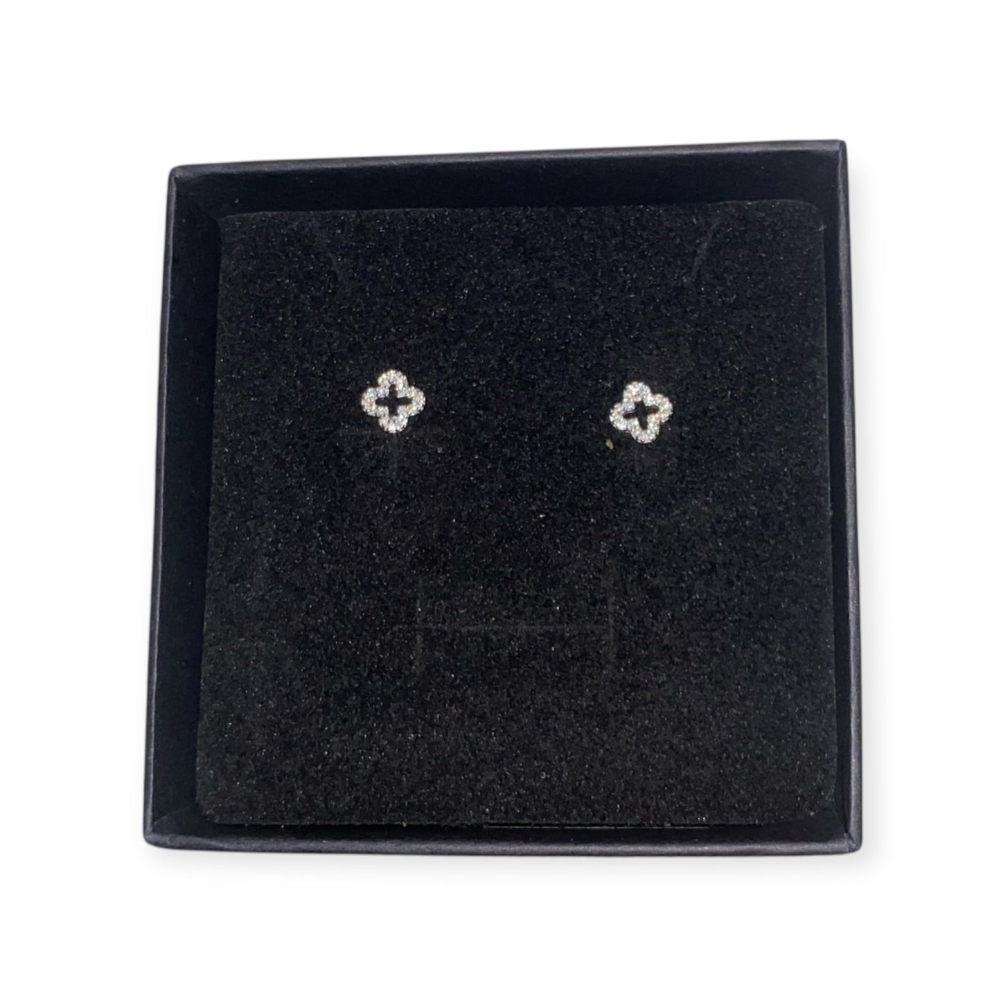 MOTHER OF PEARLS EARRINGS - 925 STERLING SILVER CUBIC ZIRCONIA