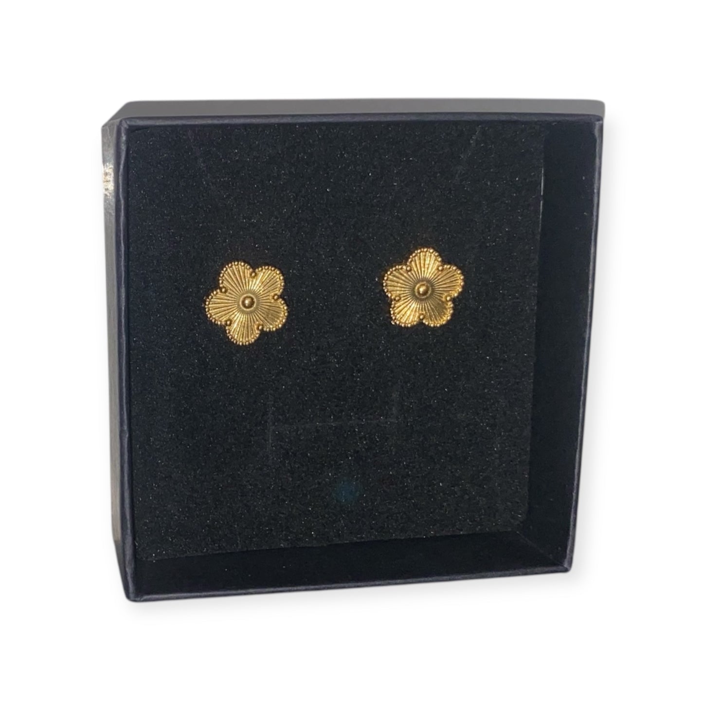MOTHER OF PEARLS CLOVER EARRINGS - 18K GOLD PLATED